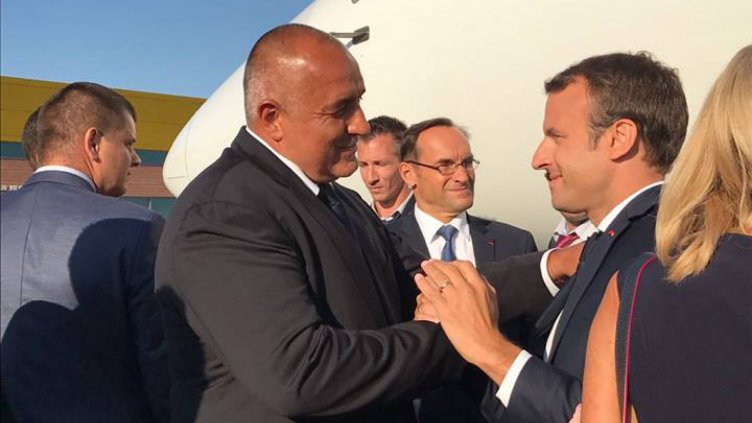 Макрон си замина от България, Борисов го изпрати