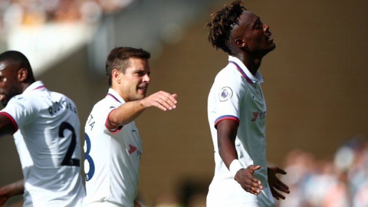 Челси размаза с лекота "вълците", сензацията Ейбрахам се отчете с хеттрик и автогол