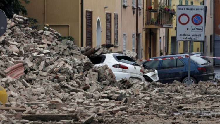 Силен вторичен трус разтърси Италия