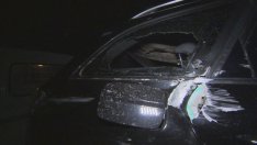 Скала удари автомобил на АМ "Струма"