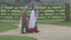 Чарлз III отиде на църква в първата си публична поява след диагнозата рак