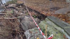 Спират колите в района на пропадането на крайбрежната алея във Варна