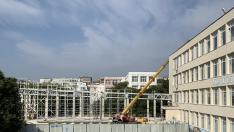 Изграждат нова зала на Първа езикова гимназия