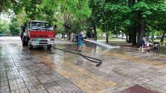 Излъскаха пл. "Севастопол" заради конкурс за рисунка (СНИМКИ)