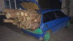 Драма по тъмно: Бракониер гони горски с резачка, заля кола с бензин!