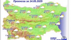 Какво време ни очаква в сряда?