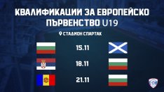 Футболните национали U19 играят евроквалификациите си във Варна