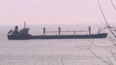 Корабът "Царевна", който е в Мариупол", е с пукнати стъкла и дупки по обкова