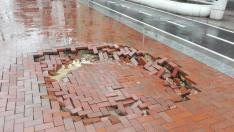 Пропадна нов тротоар до училище "Климент" във Варна