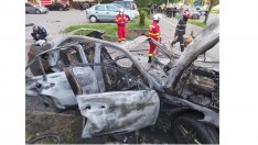 Кърваво "кино"! Килъри взривиха бизнесмен в "Мерцедес"-а му (ВИДЕО)