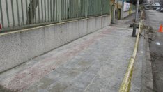 Правят тротоар за слепи до „Тих труд“ във Варна