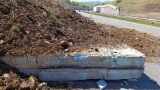 Подпорна стена се срути на АМ „Струма" (СНИМКИ)