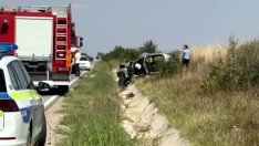 Касапница на пътя: Четирима загинаха, а трима са в болница след челна катастрофа край Хасково