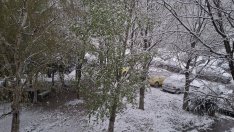 Варна осъмна със снежна покривка на 7 април (СНИМКИ)