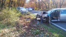 Челна катастрофа на пътя Приморско - Бургас, четирима пострадахa