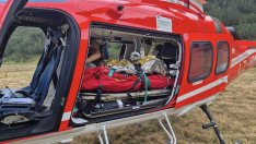 Медицинският хеликоптер транспортира тежко пострадало 7-годишно дете