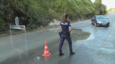 Свлачище затвори част от пътя към Кабакум