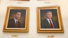 Тръмп скри портретите на Обама и Буш в Белия дом