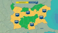 Обявиха жълт код за силен вятър във Варненско