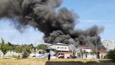 Голям пожар във Варна (СНИМКИ)