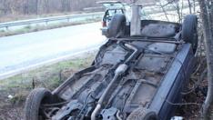 Млад шофьор  обърна колата си в нива на пътя Варна-Добрич