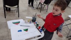 Украинчета рисуват за дете в нужда от Варна