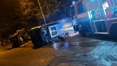 2 коли се обърнаха след сблъсък около Панорамата на "Галата" във Варна