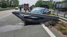 Катастрофа затруднява движението на АМ "Хемус" близо до Шумен