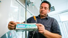 Дариха инфузионна помпа на клиниката по педиатрия