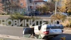Пиян се преобърна по таван на "Цариградско шосе"