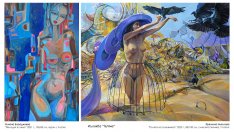 Художнички рисуват 101 рисунки за откриването на съвместната си изложба