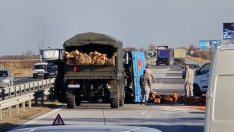 Катастрофа с военен камион на AM "Тракия"