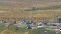 Голямо задръстване на "Тракия"