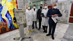 Дариха апарат за извличане на кръвна плазма на УМБАЛ „Света Марина" във Варна