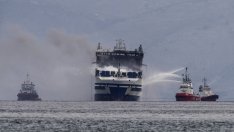 От Беларус е спасеният на пламналия ферибот млад тираджия