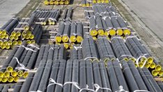 Във Варна: Товарят тръби от Украйна за клиенти в САЩ