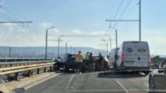 Верижна катастрофа блокира Аспаруховия мост