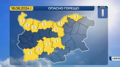 Жегата ще ни мори и днес! Обявиха жълт код в 11 области