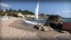 Вижте как взривиха мината на плажа в Царево (ВИДЕО)