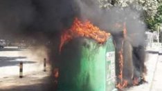 Варненец подпали 4 контейнера за смет, пострада и кола