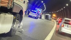 Ограничиха движението в тунел "Витиня" заради катастрофа