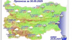 Какво време ни очаква в петък?