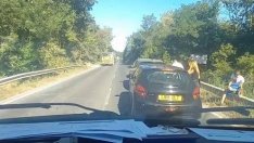 Катастрофа затруднява движението по пътя Варна-Бургас край Приселци