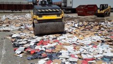 Митницата се разправи с ментета: Маратонки и парфюми под валяка