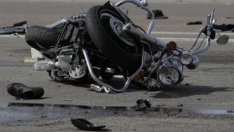 Камион помете моторист по пътя Варна-София