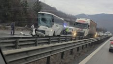 Зверска катастрофа с автобус на АМ "Хемус"