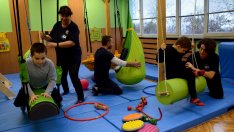 Откриха зала за ерготерапия училището за деца с нарушено зрение