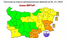 Дъжд и бурен вятър във Варна и във втория почивен ден за Коледа