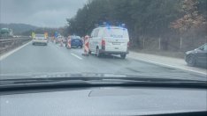 Огромна дупка предизвика тапа на АМ "Тракия"