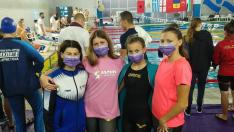 "Астери" на 1 място при жените на държавното по плуване